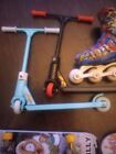 NEW Roller Blades Scooters And Skate Boards Finger Toys Comes With Rails