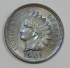 1901 Indian Head/Oak Wreath rev Cent BROWN UNC 1c