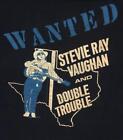 STEVIE RAY VAUGHAN Wanted Short Sleeve Shirt Black Unisex S-5XL CC4705