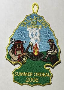 OA Lodge 62 Talligewi Event PAtch Mint summer ordeal 2006  MH9