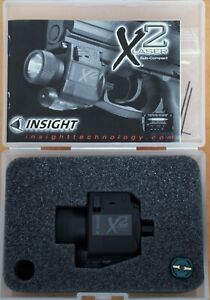 New ListingInsight Technology X2 Subcompact Laser Illuminator Flashlight Picatinny Rail