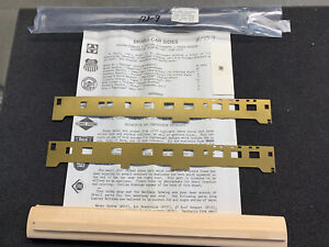 BRASS CAR SIDES HO SCALE KIT #173-9 P/S SLEEPER 6-6-4 AMERICAN UP SP IC MP ATSF