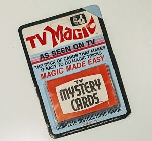 Vintage 1977 AS SEEN ON TV Magic Mystery Cards NEW SEALED! Easy Magic Tricks!