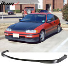 Fits 90-91 Honda CRX Si Only SIR Style Front Bumper Lip Spoiler Unpainted PU (For: Honda CRX)