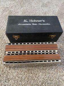 Used M. Hohner's Chromatica Np. 265 Double Bass Harmonica