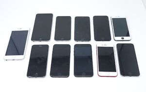 Lot of 11 Apple iPhone 8 / 7 / 6s + / 6 Cosmetically Good Phones Parts / Repair