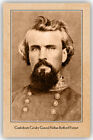 NATHAN BEDFORD FORREST Confederate General Civil War Vintage Photograph CARD CDV