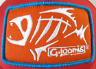 G Loomis Fishing Trucker Hat Ball Cap Large Logo Patch Mesh Snapback Salmon