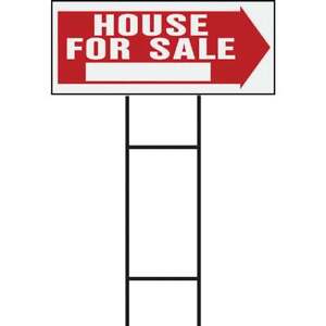 Hy-Ko Corrugated Plastic Sign, House For Sale RS-801 Hy-Ko RS-801 084100006094