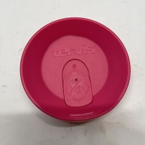 TERVIS 24 OZ INSULATED TUMBLER SLOTTED REPLACEMENT LID PINK, USED