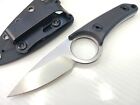 Sandvik & Micarta Concealed Carry EDC Fixed Blade Knife Kydex Multi-Angle Sheath