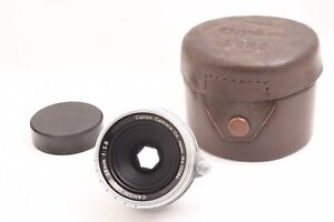 CANON 28mm/F2.8 Leica 39mm Leica LTM screw mount #12084 kjm 119-23-4 240224