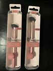 Real Techniques Sheer radiance fan Makeup Brush Cheek RT 447 -(Lot of 4 Brushes)