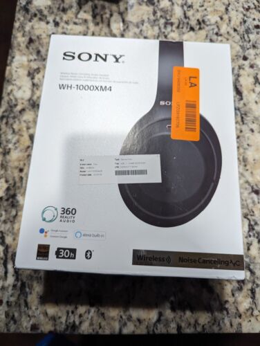 New ListingSony WH-1000XM4 Wireless Noise-Cancelling Over-the-Ear Headphones - Black