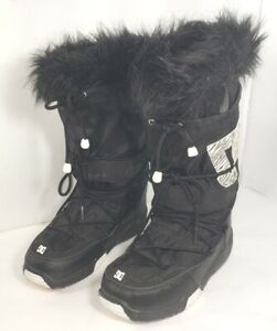 DC Chalet SE Women’s Snow Boots 301818 Black US Womens Size 6 RARE Discontinued