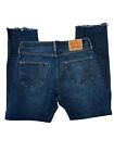 Levi's 501 CT Button Fly Dark Wash Tapered Jeans 33 X 29