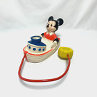 Vintage Walt Disney Mickey Mouse Bubble Barge - Bath Toy By Child Guidance.