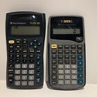 TEXAS INSTRUMENTS Lot of  2 Scientific Calculators TI30X & TI30Xa - Tested/ Work
