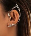 Fairy Elf Pointed Ear Metal Cuff Hook On Earring 1 Side Cosplay Con Fairycore