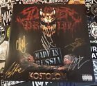 Kostolom by SLAUGHTER TO PREVAIL Signed Autographed Black/Beer Red  Vinyl 2LP
