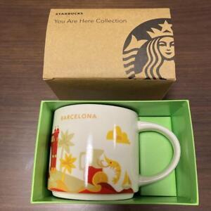 Barcelona Starbucks coffee Cup Mug 14oz You Are Here Collection YAH NEW With Box