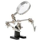 Third Hand Tool Circuit Board Holder w/ Magnifying Glass