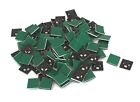 NiftyPlaza 100 Pack Black Cable Tie Mounts Self ADHESIVE Clips Base 30mm x 30mm