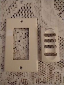 Casablanca Inteli-Touch W-31, W-32 Wall Switch Cover and Wall Plate ALMOND - NEW