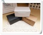 500 Kraft White Black Rectangle Paper Box Handmade Product Packaging Packing Box