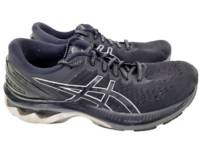 Asics Gel Kayano 27 Womens Running Shoes SIZE 9 Black Pure Silver 1012A649