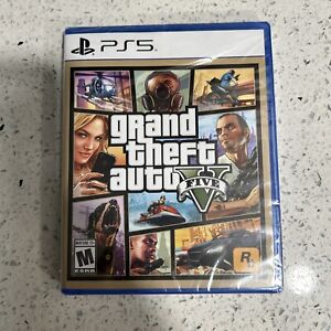 Grand Theft Auto V (Sony PlayStation 5, 2022, Rockstar) GTA Five SEALED