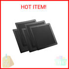 5-Pack 140mm Fan Dust Filters - Magnetic PVC Mesh for Computer PC Cases (Black)