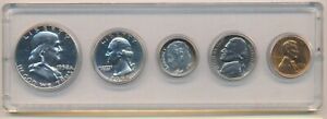 New ListingUS MINT PROOF 5-COIN SET IN WHITMAN PLASTIC HOLDER UNC 1958
