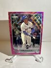 2022 Topps Chrome Update Julio Rodriguez RC USC150 Pink Wave Refractor