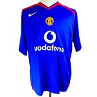 New ListingNIKE Blue Manchester United Ronoldo Soccer Jersey Large 7 Away Football Vintage