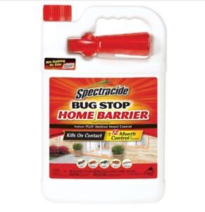 Spectracide Bug Stop Home Barrier - 1-Gallon Bug Killer Spray for Pest control