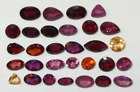 17.67ct Lot 30 Stones Mixed Cut, Quality & Variety Tanzanian Garnets WoW *$1NR*