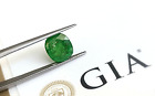 Tsavorite GIA certified garnet gemstone green rare natural stone 4.70ct cushion