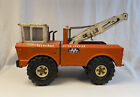 Vintage Tonka Mighty Wrecker 3915 AA 24 Hr Twin-Boom Tow Truck Pressed Steel Toy