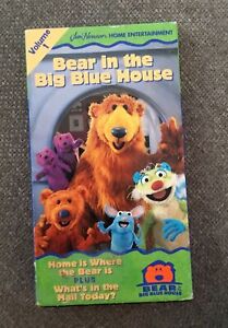 BEAR IN THE BIG BLUE HOUSE VOLUME 1 VHS TAPE HOME IS WHERE THE BLUE IS 1998