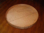 15 INCH ROUND AUTHENTIC WOOD CHEESE CRATE LID (LID ONLY)