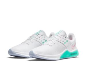 Women Nike Air Max Bella TR 4 Shoes White/Pink Glaze Multi CW3398-105