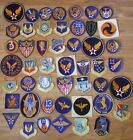 Lot of 48 Air Force patches U.S. military Army Navy Marines patriotic ROTC VG+