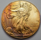 2015 American Silver Eagle Dollar 1 Oz 999 Silver Coin, Toned, No Reserve $