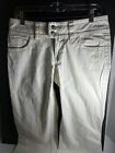 CAbi Boot Cut Cream Color Jeans with Pockets, Women's Size 4
