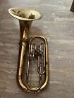 Vintage Bundy Baritone Horn   removable bell MADE IN WEST GERMANY