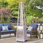 Outdoor Propane Patio Heaters, 42,000 BTU Pyramid Style Gas Porch w/Dancing Flam