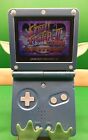 Nintendo Gameboy Advance GBA SP Pearl Blue AGS-101 Handheld Console System Works
