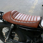 Brown Motorcycle Hump Cafe Racer Saddle Vintage Seat For Honda CB Suzuki Yamaha (For: Triumph Bonneville Bobber)