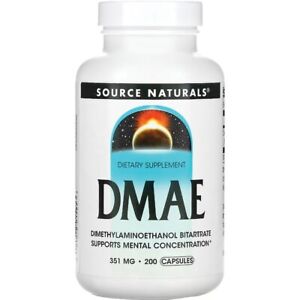 Source Naturals Dmae 351 mg 200 Caps